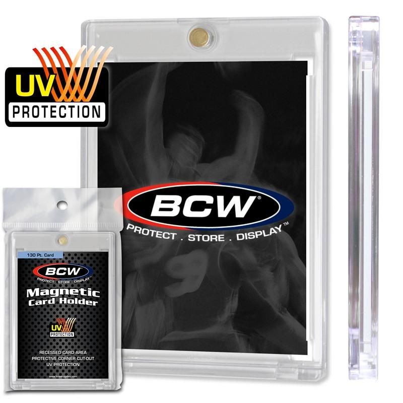 BCW One Touch Magnetic Card Holder 130 Pt